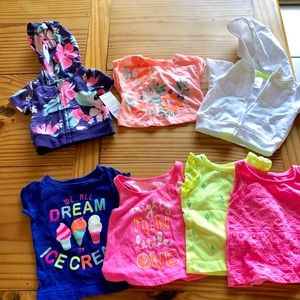 Baby tanks shirts & jackets size Newborn & 0-3